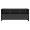 vidaXL TV Cabinet Black Cold-rolled steel Medium TV Cabinet