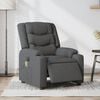vidaXL Electric Massage Recliner Chair Dark gray