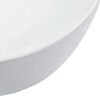 vidaXL Wash Basin 16.7x16.7x5.7" Ceramic White