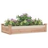 vidaXL Garden Raised Bed Natural wood Solid fir wood Medium