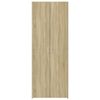 vidaXL Highboard Sonoma Oak 31.5"x16.7"x72.8" Engineered Wood