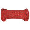 vidaXL Boat Rope Red 0.20 " 328.1 ' Polypropylene