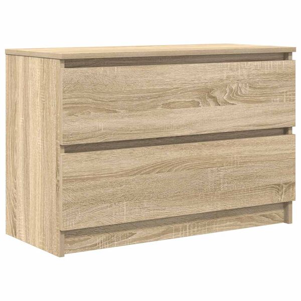 vidaXL TV Cabinet Sonoma Oak Engineered Wood Medium TV Cabinet