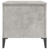 vidaXL Coffee Table Concrete Gray Engineered Wood Medium Coffee Table