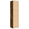 vidaXL Highboard Smoked Oak 17.7"x16.7"x72.8" Engineered Wood