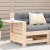 vidaXL Garden Sofa Anthracite Solid pine wood Medium Foldable