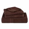vidaXL Bath Towel Set of 4 Brown 100% Cotton Large Bath Towel