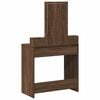 vidaXL Dressing Table Brown 79 x 41 x 140 cm Engineered wood