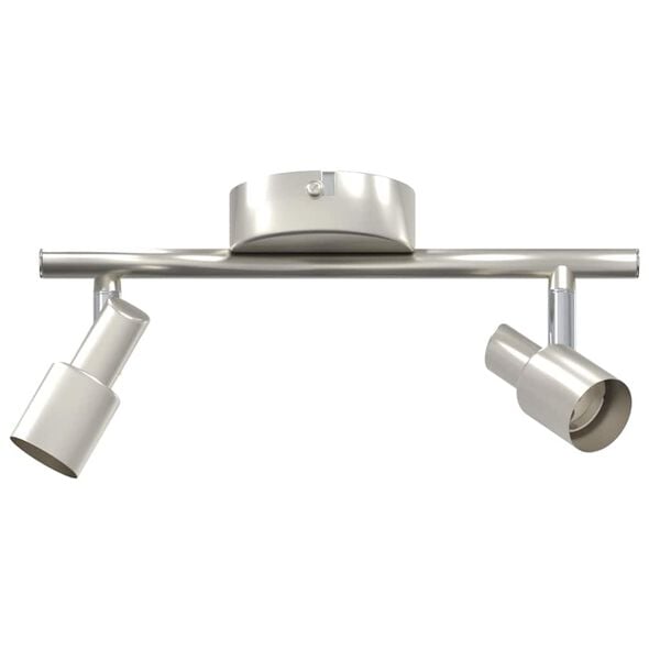 vidaXL Ceiling Spotlight Nickel 10.04 x 3.15 x 4.33 in Steel