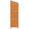 vidaXL Garden Shed Brown Solid Fir Wood Medium Garden Shed Rectangular