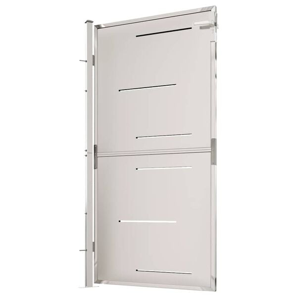 vidaXL Garden Gate 39.4" x 68.9" Stainless Steel