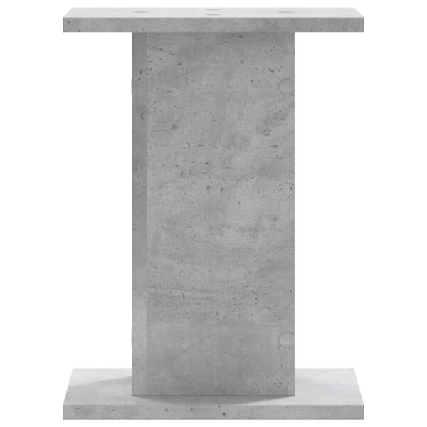 vidaXL Plant Stand Concrete gray Engineered wood Small Decorative Inlays