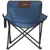 vidaXL Camping Chair Blue Steel Compact Foldable Camping Chair
