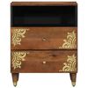vidaXL Bedside Cabinet Honey Brown 19.69 x 12.99 x 24.41 in