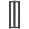 vidaXL Console Table Leg Anthracite Powder-Coated Steel Medium Levelers