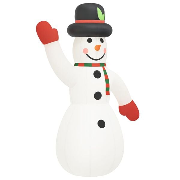 vidaXL Inflatable Snowman Multicolour