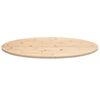 vidaXL Table Top Natural Pine Solid Pine Wood 35.4 x 17.7 in Oval
