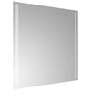 vidaXL LED Bathroom Mirror Cool White Glass 23.6 x 23.6 in Bath Mirror