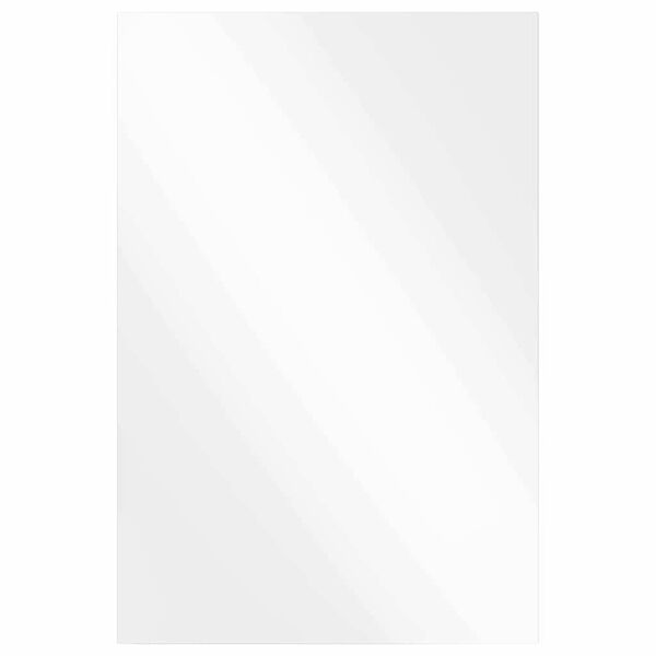 vidaXL Wall Mirror Rectangular 19.69 x 31.50 in Tempered Glass