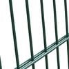 vidaXL Fence Gate Steel Green 39.4"x39.4"