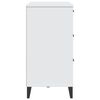 vidaXL Storage Cabinet White Engineered Wood 31.5 in x 15.7 in x 31.5 in