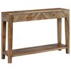 vidaXL Console Table Solid Mango Wood 46.5"x11.8"x31.5"