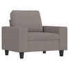 vidaXL Sofa Set Taupe Polyester, Metal, Textilene, Plywood