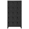 vidaXL Locker Cabinet Anthracite Steel 35.4 x 15.7 x 70.9 in