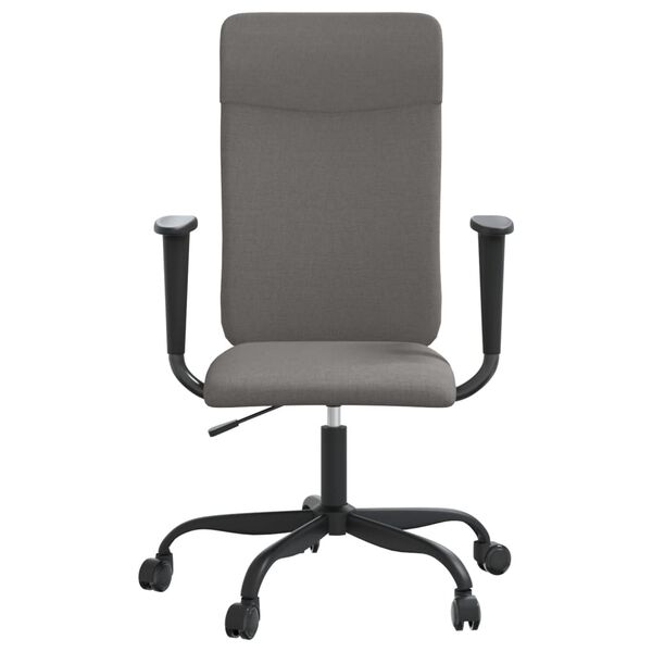 vidaXL Office Chair Dark grey Fabric (100% polyester), metal, plywood