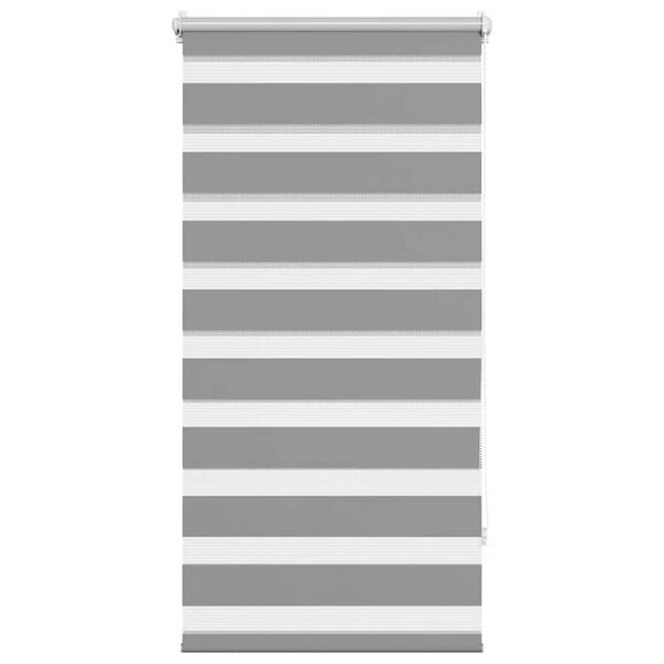 vidaXL Zebra blind 23.6"x47.2" Gray