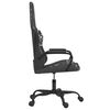 vidaXL Gaming Chair Black and Camouflage Faux leather, metal, plywood, foam