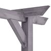 vidaXL Pergola Grey Treated Pinewood 157.5 in long Durable