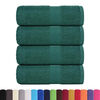 vidaXL Soap Towel Set of 4 Green 100% Cotton 12x12 in Soap Towel