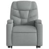 vidaXL Electric Stand Up Massage Recliner Chair Light Gray