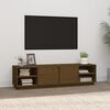vidaXL TV Cabinet Honey brown Solid pine wood Large TV Cabinet