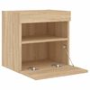 vidaXL TV Wall Cabinet Sonoma oak Engineered wood Small Storage