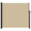 vidaXL Retractable Side Awning Beige