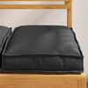 vidaXL Pallet Cushion for suitable for Seat 4 pcs Black 40 x 40 x 8 cm
