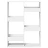vidaXL Bookcase White Engineered wood 39.4x13.0x53.1 in Bookcase