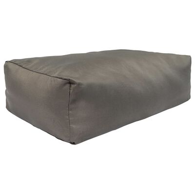 vidaXL Pallet Cushions 3 pcs Gray Polyester