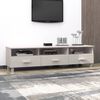 vidaXL TV Cabinet White Solid pine wood, MDF Large TV Cabinet