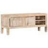 vidaXL TV Stand 43.3"x13.8"x18.1" Solid Wood Mango