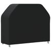 vidaXL Bbq Cover Set of 2 Black 420D Oxford fabric with PU coating Large