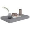 vidaXL Floating Wall Shelves 2 pcs Gray 15.7"x9.1"x1.5" MDF