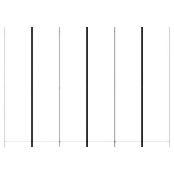 vidaXL 6-Panel Room Divider White 118.1"x86.6" Fabric