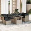 vidaXL Garden Sofa Set Light Grey