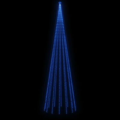 vidaXL Christmas Cone Tree Blue 1134 LEDs 8x26 ft