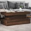 vidaXL Coffee Table Brown Oak Engineered Wood 35.4 x 19.7 x 15.7 in