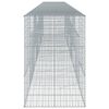 vidaXL Gabion Basket Silver Galvanized iron Large Durable