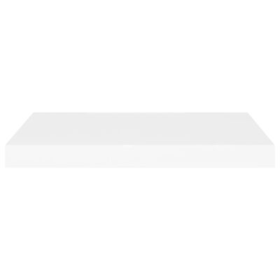 vidaXL Floating Wall Shelf White 23.6"x9.3"x1.5" MDF